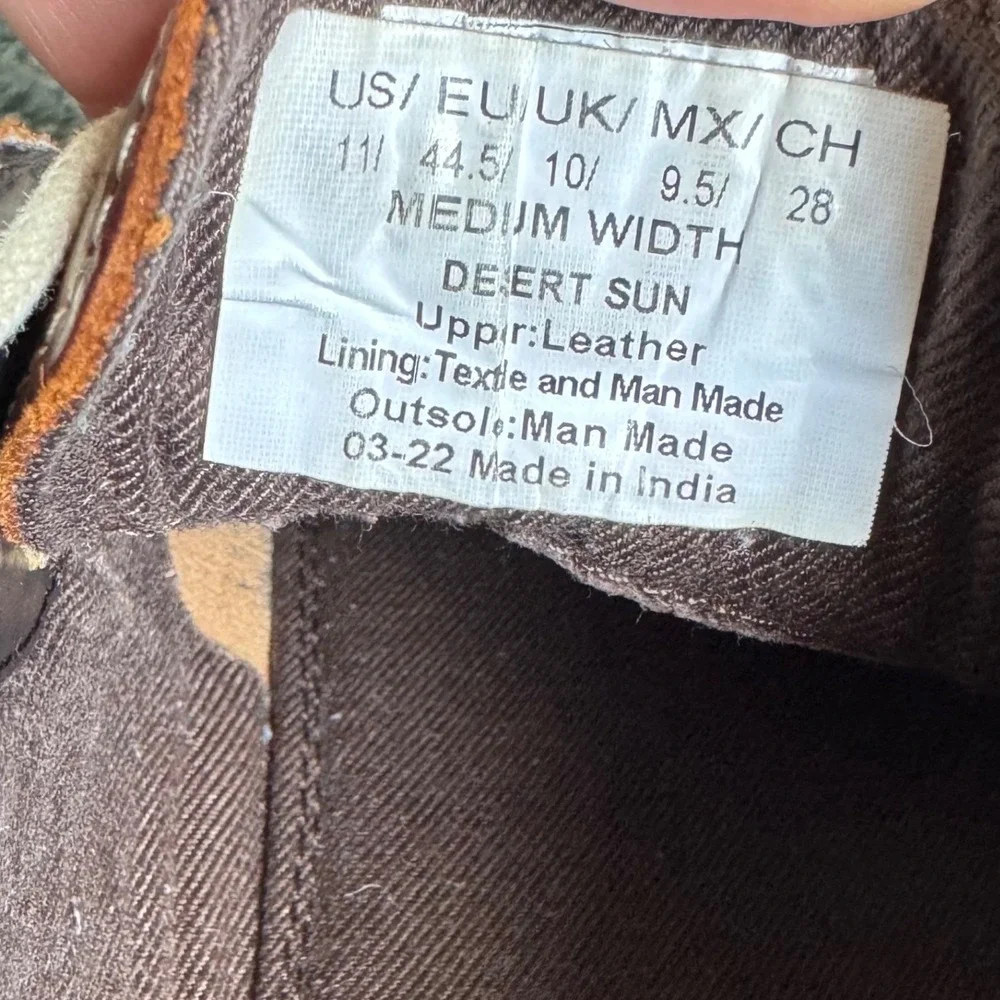 Kenneth Cole Reaction Eclectic Grandpa Grunge Brown Leather Chukka Boots Size 11